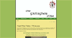 Desktop Screenshot of gallagherclan.org